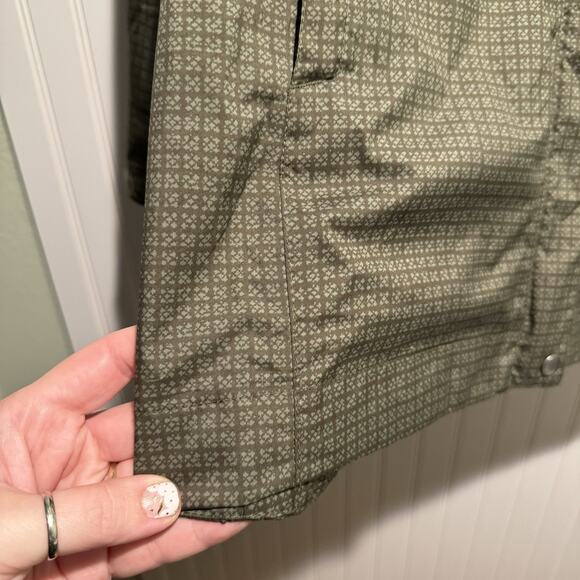 Columbia Green Checked Windbreaker Size XL - Picture 2 of 6